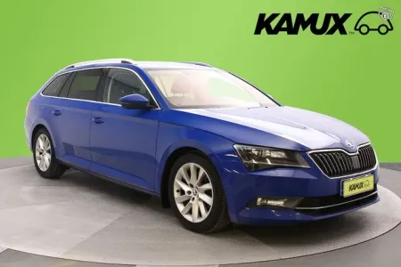 Skoda Superb Combi 2,0 TDI 150 Style BusinessLine / Kuolleen kulman varoitus / Webasto / Adapt. Vakkari / Canton